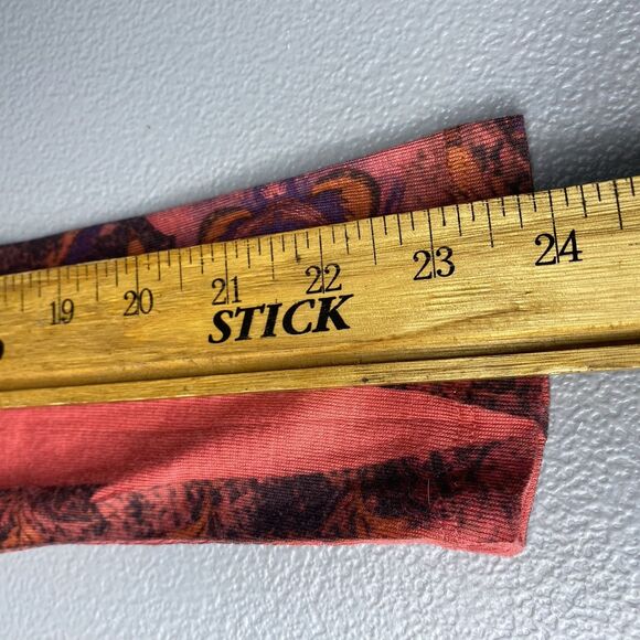 ENERGE WORLD WEAR Top Rhinestone Long Sleeve Hippie Boho Womens M Maroon Purple - Picture 10 of 10